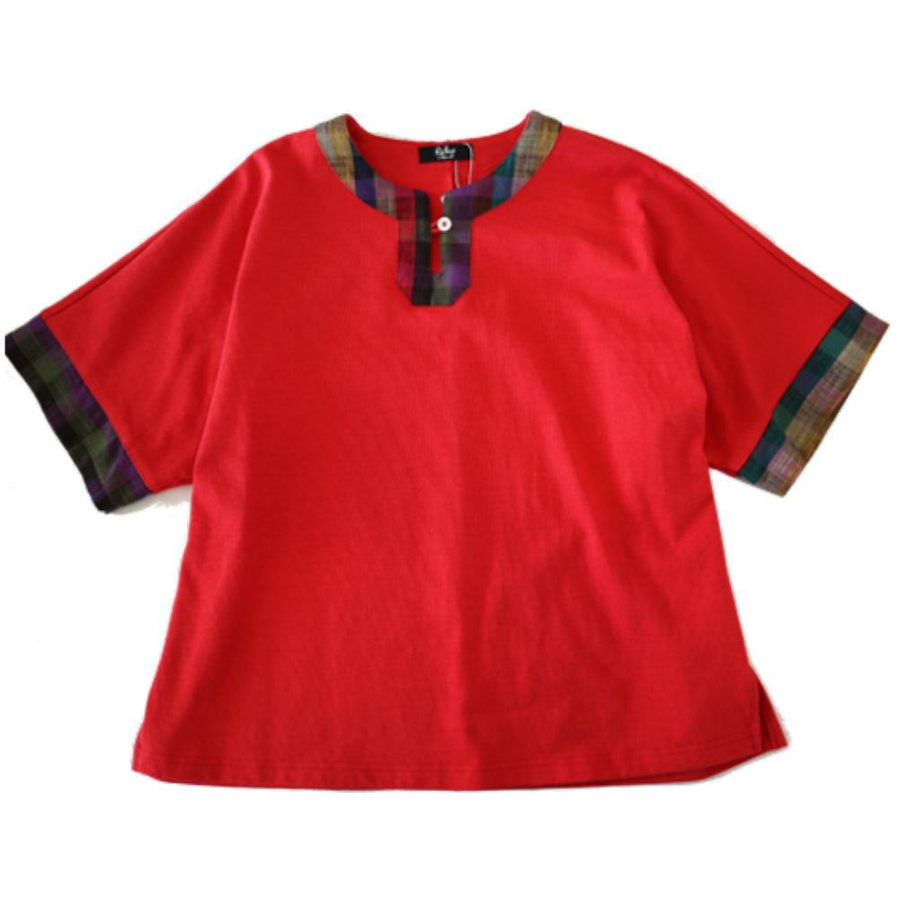 Giemon Giemon Kurume Kasuri Jumper Skirt Y9067 Made in Japan [2025ss]
