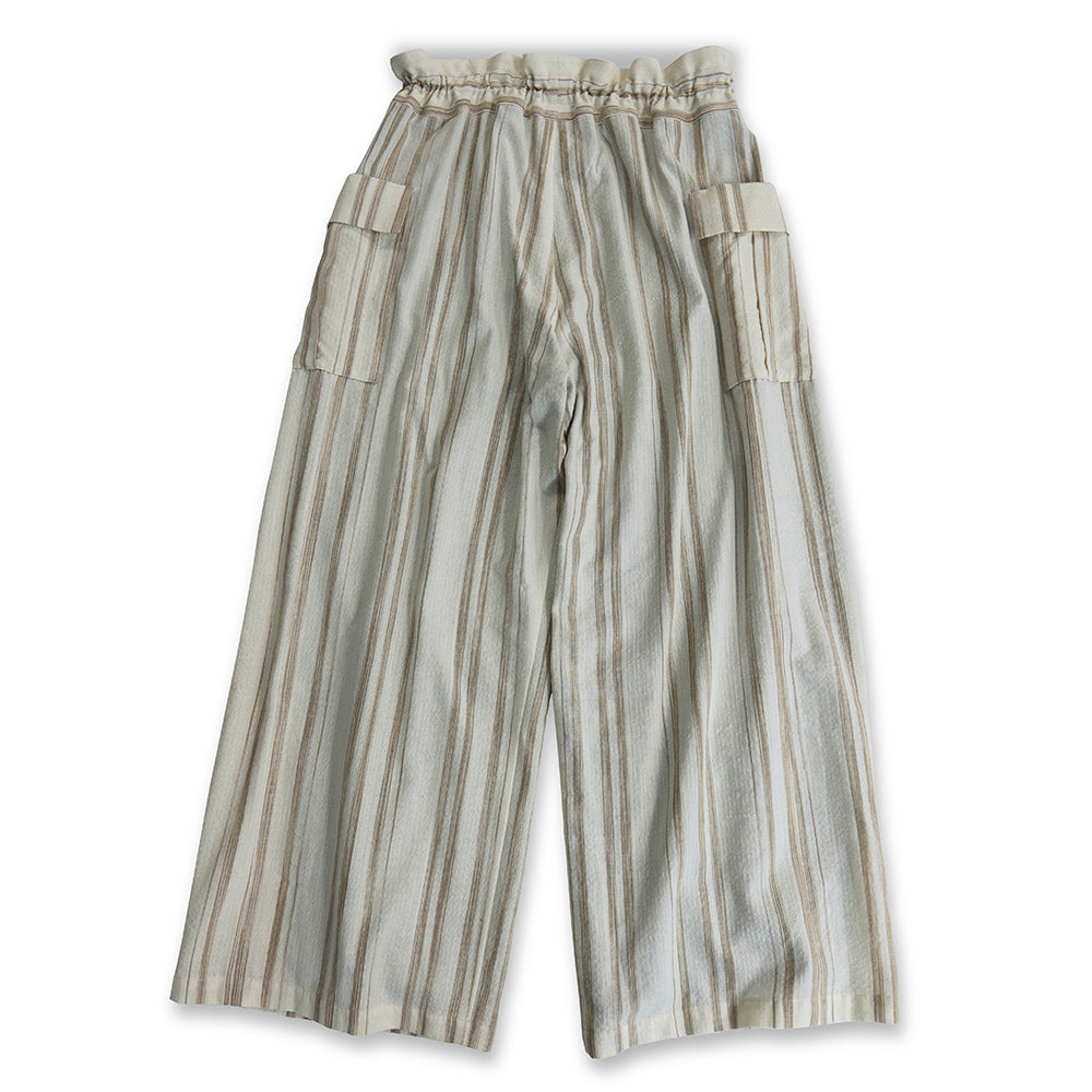 Giemon Kurume Kasuri side pocket pants with lining G706 [2023aw]