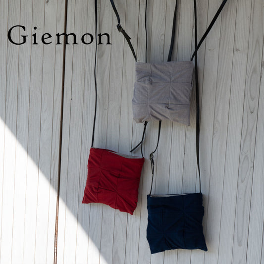 Giemon Kurume Kasuri Pochette Second Bag GB-031 Made in Japan [2024aw]