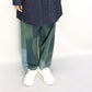 Giemon Giemon Kurume Kasuri Straight Pants O741 Made in Japan Spring Autumn