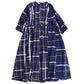 Giemon Kurume Kasuri Tuck Dress G-210 [2023sp]