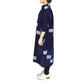 Giemon Giemon Giemon Kurume Kasuri 3/4 Sleeve Dress Size 298 Made in Japan [giemonsc]
