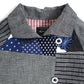 [Pre-order item] Giemon Kurume Kasuri Patchwork Jacket Ke154 Made in Japan [2025ss]