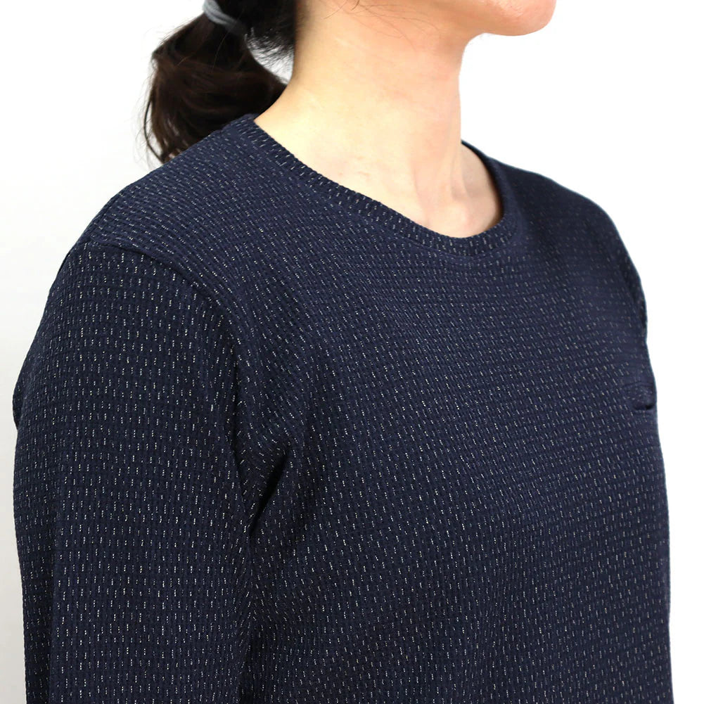 儀右ヱ門 ギエモン ぎえもん 久留米絣 カットソー　R5098  日本製【2025aw】