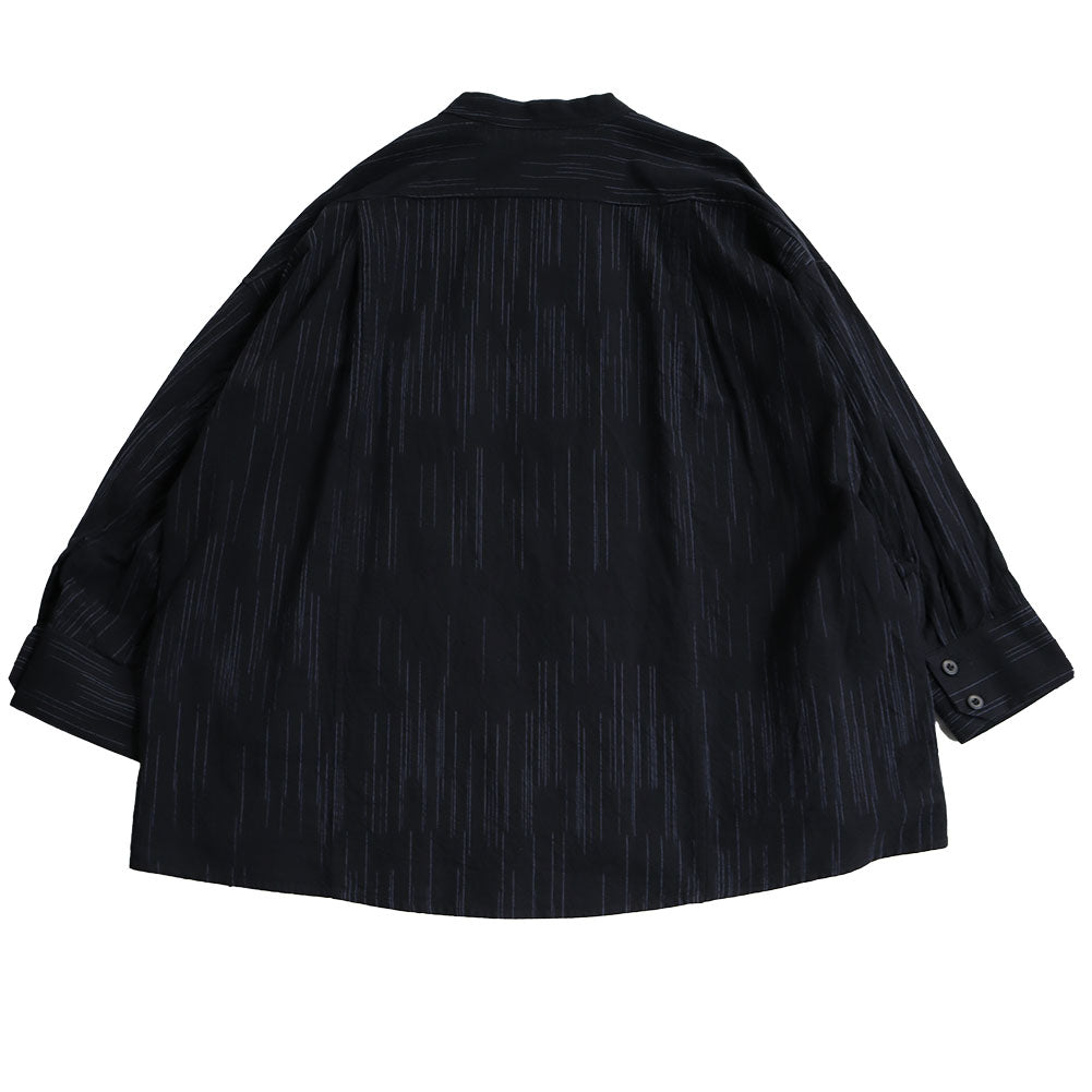 [Pre-order item] Giemon Kurume Kasuri Overblouse G522 Made in Japan [2025ss]