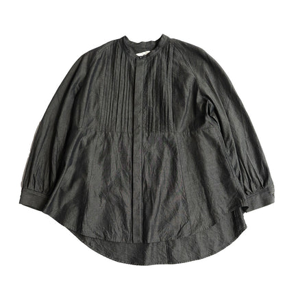 Giemon Kurume Kasuri Pintuck Blouse G513 [2023aw]