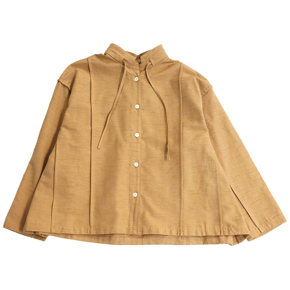 [Pre-order item] Giemon Kurume Kasuri Blouse Ta527 Made in Japan [2024aw]