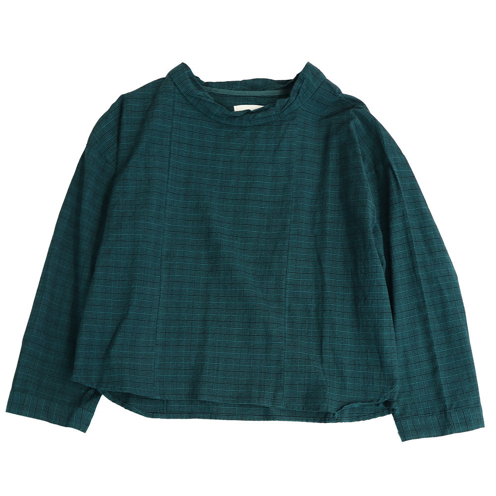 [Pre-order item] Giemon Kurume Kasuri pullover blouse G520 Made in Japan [2024aw]