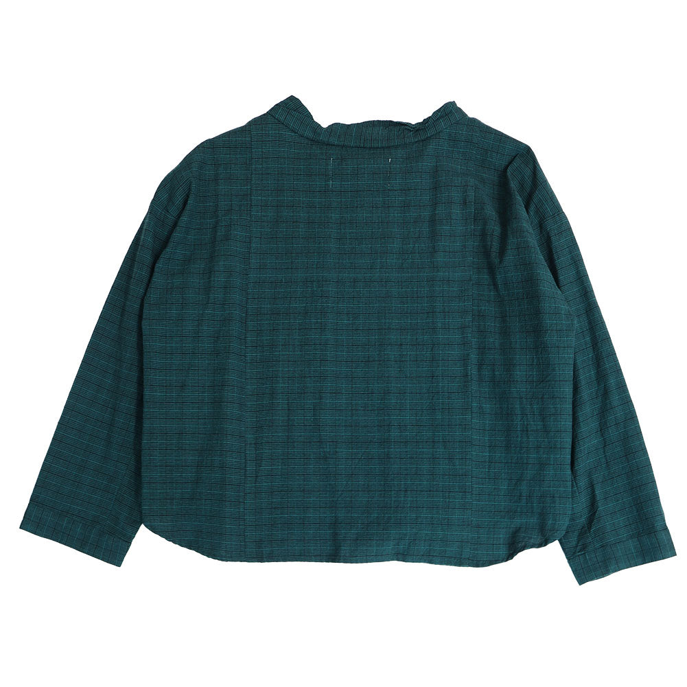 [Pre-order item] Giemon Kurume Kasuri pullover blouse G520 Made in Japan [2024aw]