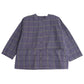 Giemon Kurume Kasuri No-collar Blouse Y5159 Made in Japan [2024aw]