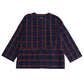 Giemon Kurume Kasuri No-collar Blouse Y5159 Made in Japan [2024aw]