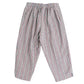 Kurume-made 8/10-length pants, Monpe, summer, Japanese-style Sabrina pants, cool weave, shrink-wrapped, made in Japan