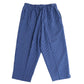 Kurume-made 8/10-length pants, Monpe, summer, Japanese-style Sabrina pants, cool weave, shrink-wrapped, made in Japan