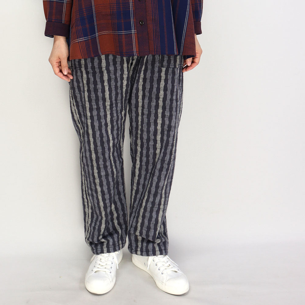 Giemon Kurume Kasuri Lined Monpe Pants Y7023-5 Made in Japan [2024aw]