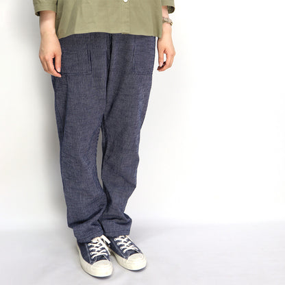 Giemon Kurume Kasuri Monpan Monpe Pants Y7033-2 Made in Japan [2024aw]