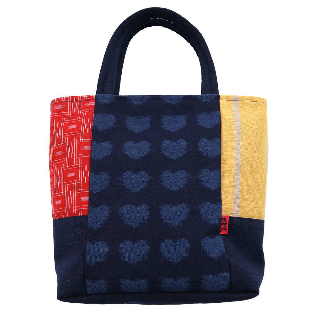 [Pre-order item] Giemon Kurume Kasuri Tote Bag Kobako Made in Japan [2024aw]