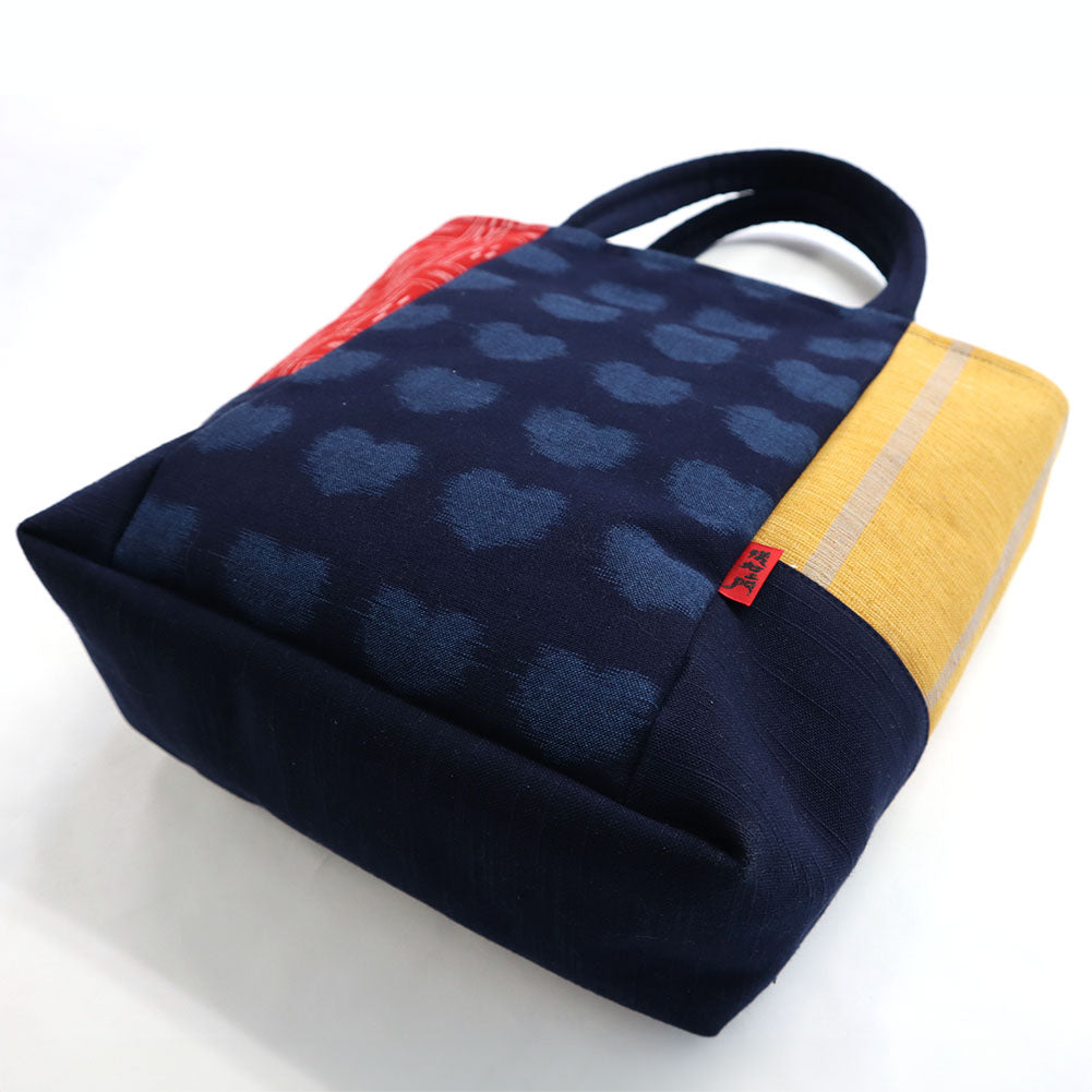 [Pre-order item] Giemon Kurume Kasuri Tote Bag Kobako Made in Japan [2024aw]