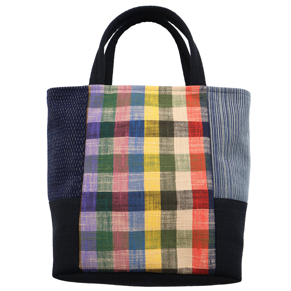 [Pre-order item] Giemon Kurume Kasuri Tote Bag Kobako Made in Japan [2024aw]