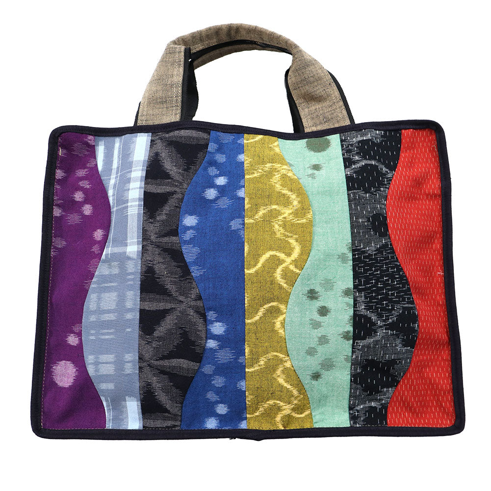 [Pre-order item] Giemon Kurume Kasuri Tote Bag, Tatewaku Pattern, Made in Japan [2024aw]