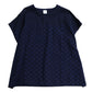 [Pre-order item] Giemon Kurume Kasuri pullover blouse Y5170 Made in Japan [2025ss]