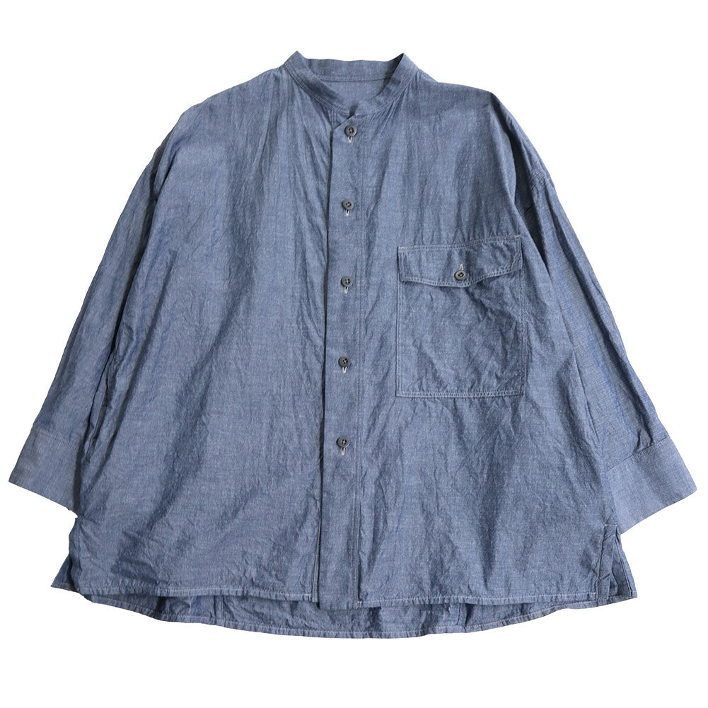 [Pre-order item] Giemon Kurume Kasuri Overblouse G522 Made in Japan [2025ss]