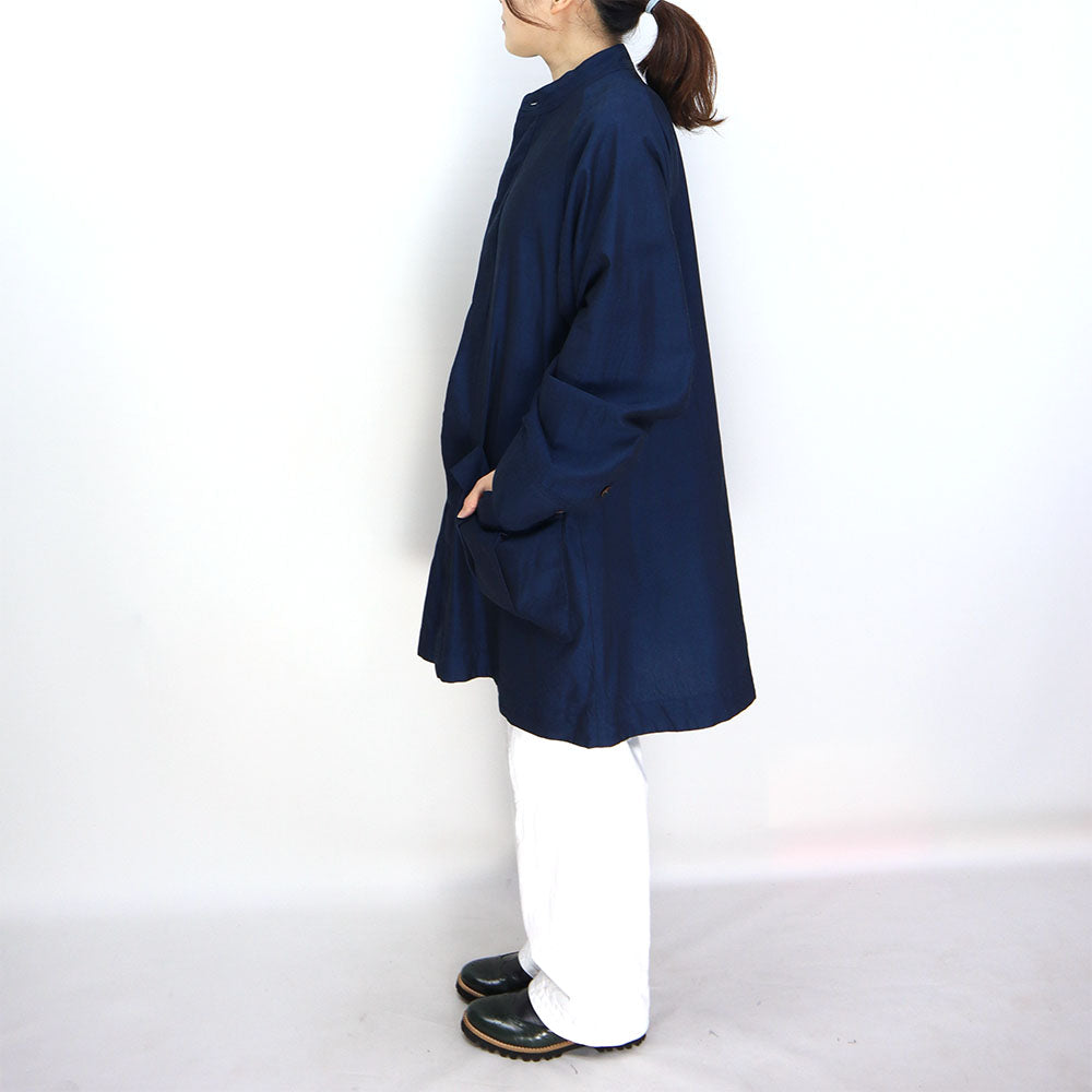 Giemon Kurume Kasuri oversize jacket G-103 [2023aw]