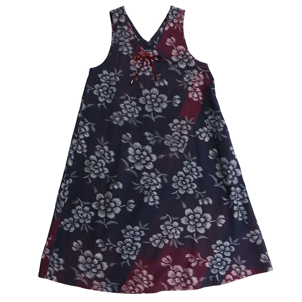 [Pre-order item] Giemon Kurume Kasuri Jumper Skirt Ku940 Made in Japan [2024aw]