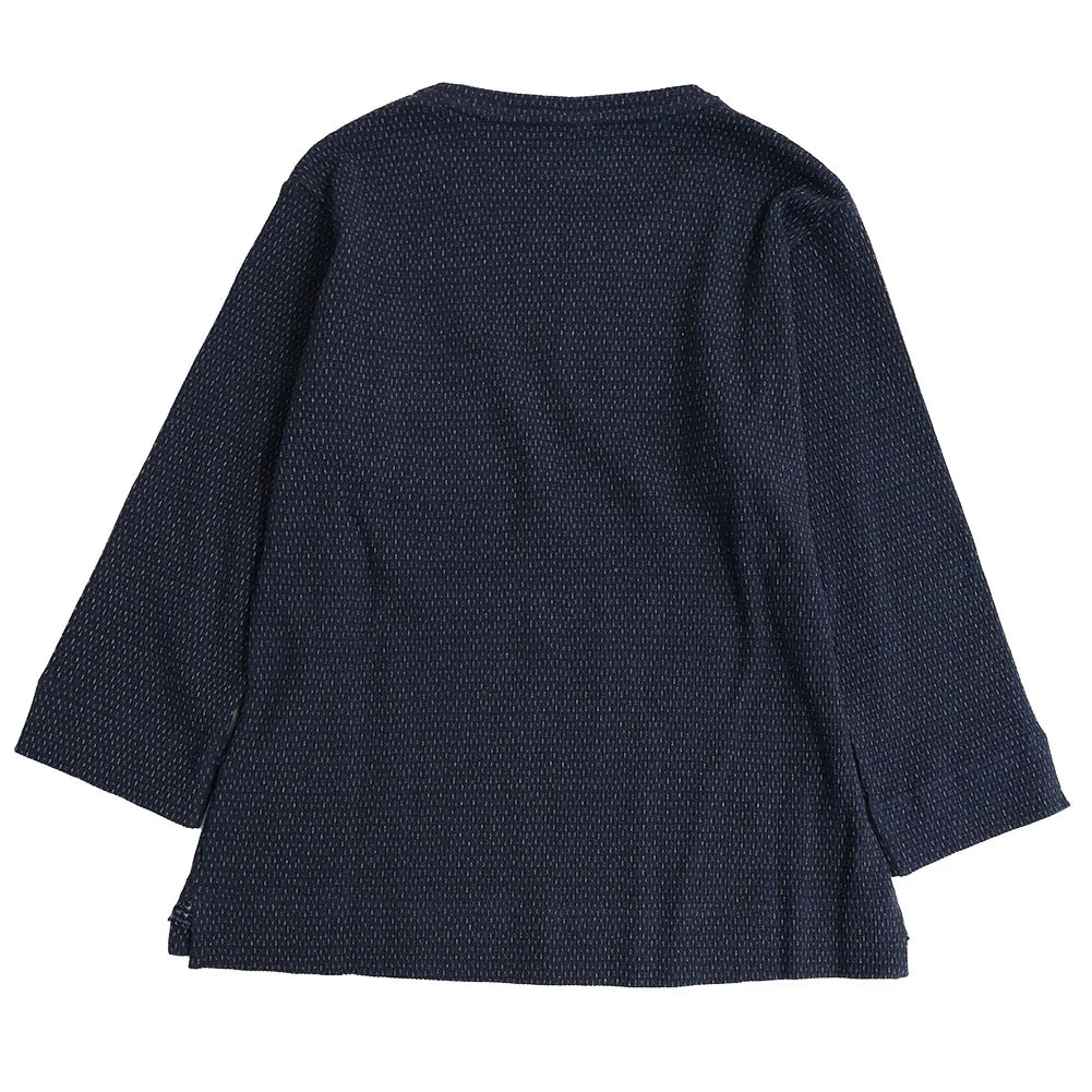 儀右ヱ門 ギエモン ぎえもん 久留米絣 カットソー　R5098  日本製【2025aw】