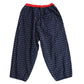 Giemon Giemon Giemon Kurume Kasuri 7/4 Length Monpan Y7032 Monpe Relaxed Pants Cropped Made in Japan [2023sp] [2023gs] 