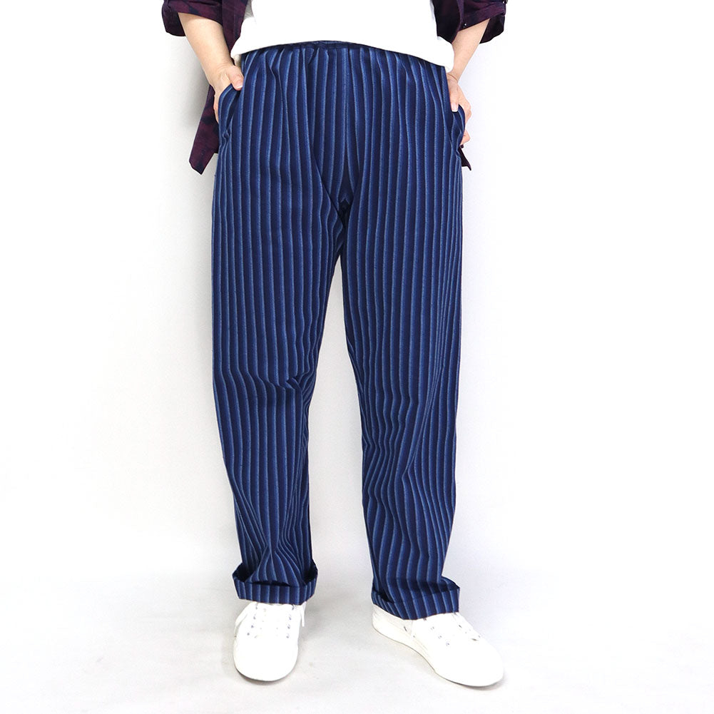 Giemon Giemon Kurume Kasuri Pants Long Pants D748 Made in Japan