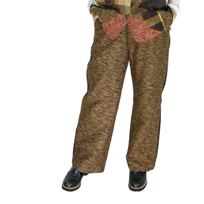 Giemon Giemon Kurume Kasuri Lined Straight Pants 長褲 Ka717 [2023aw]