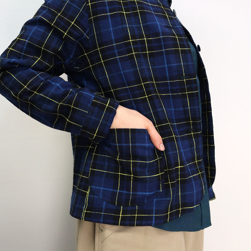 Giemon Giemon Giemon Kurume Kasuri Jacket Y1008 Made in Japan