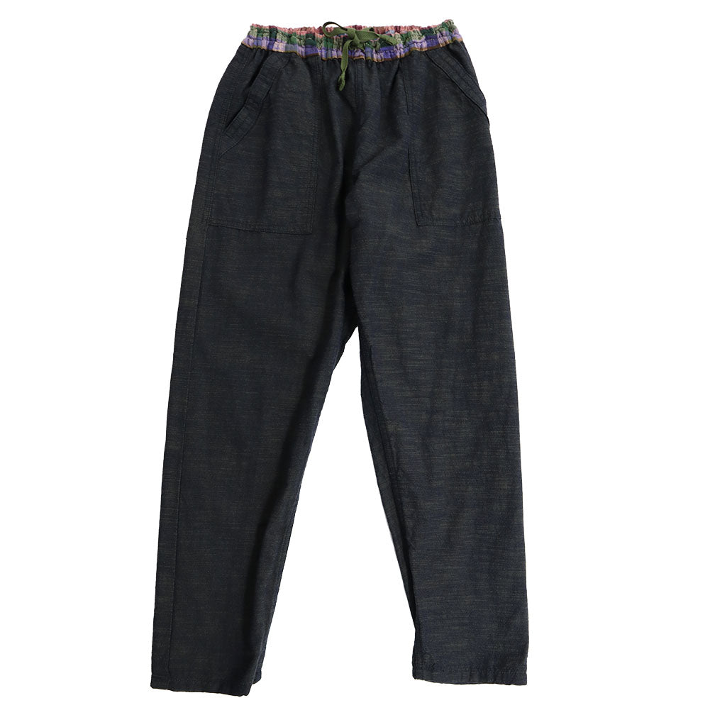 Giemon Giemon Giemon Kurume Kasuri Monpan Y7033-2 Long Pants Trousers [2024ss]