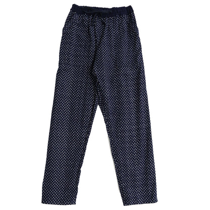 Giemon Monpan Kurume Kasuri Monpe Long Pants Y7033-2 Made in Japan