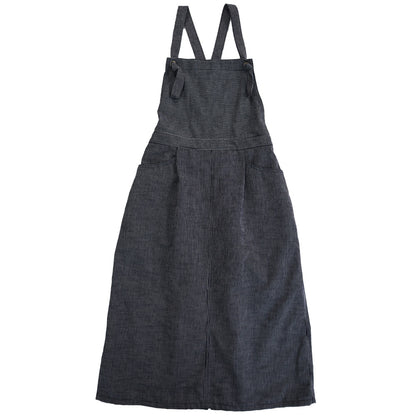 儀右ヱ門 ギエモン ぎえもん 久留米絣 ジャンパースカート　Y9069  日本製【2025aw】