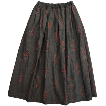 Giemon Giemon Kurume Kasuri Jumper Skirt Y9067 Made in Japan [2025ss]
