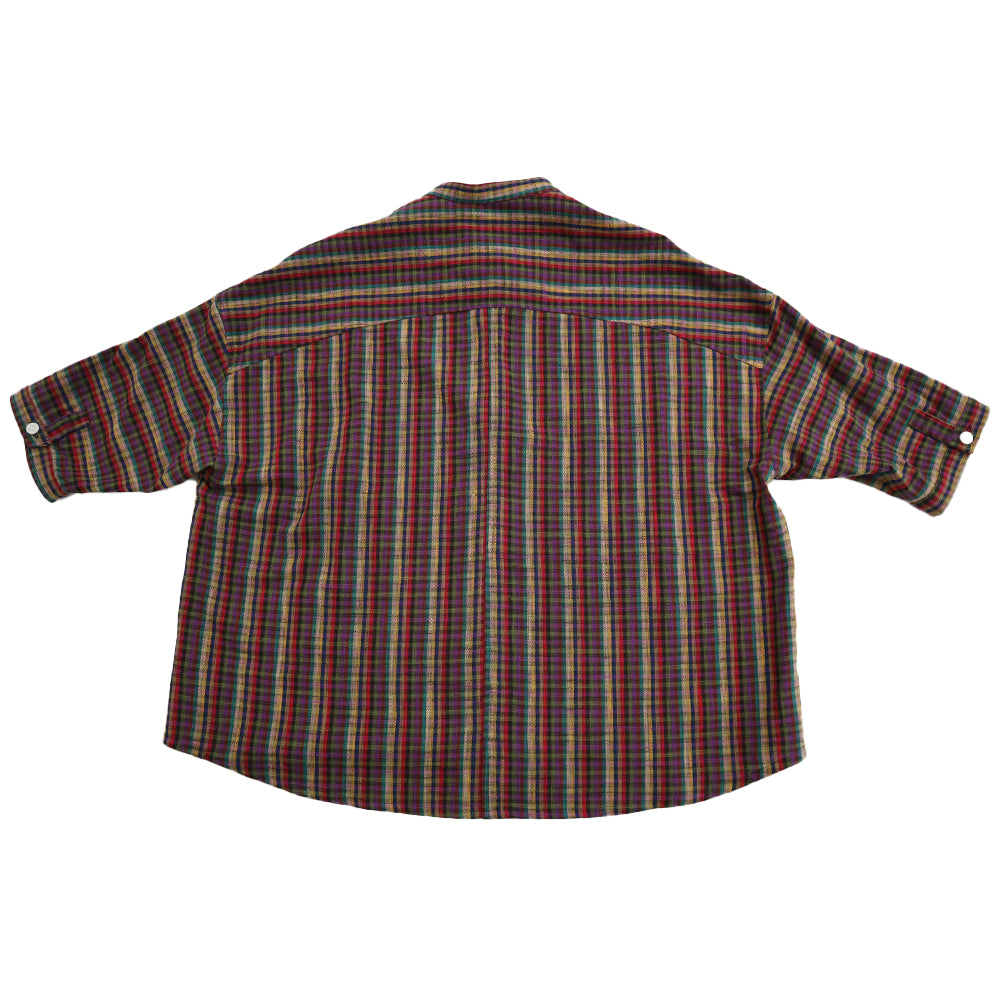 【予約商品】ギエモン 久留米絣 ブラウス　Y5179  日本製【2026ss】