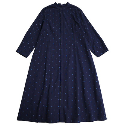 儀右ヱ門 ギエモン ぎえもん 久留米絣 ワンピース　タ210 日本製【2025aw】