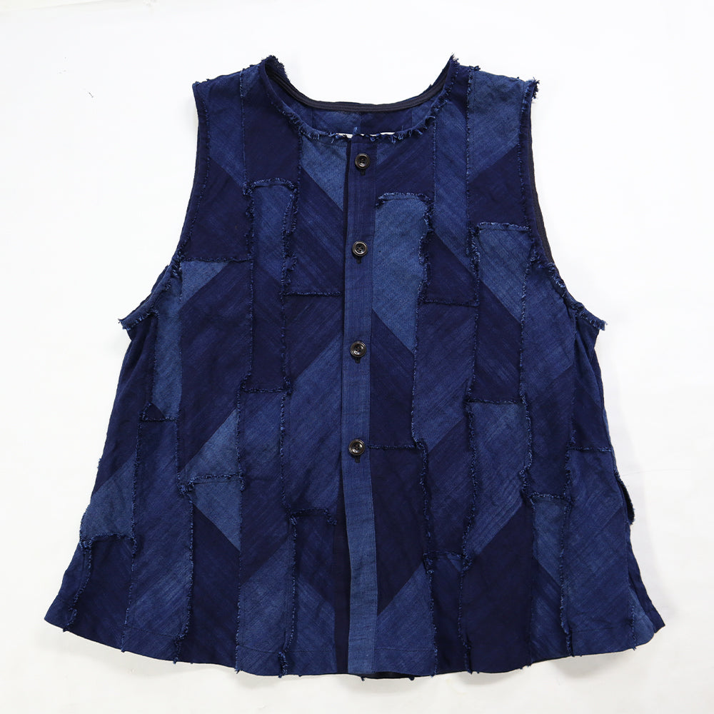 【予約商品】Giemon  久留米絣  ブラウス  G-536  日本製【2026ss】