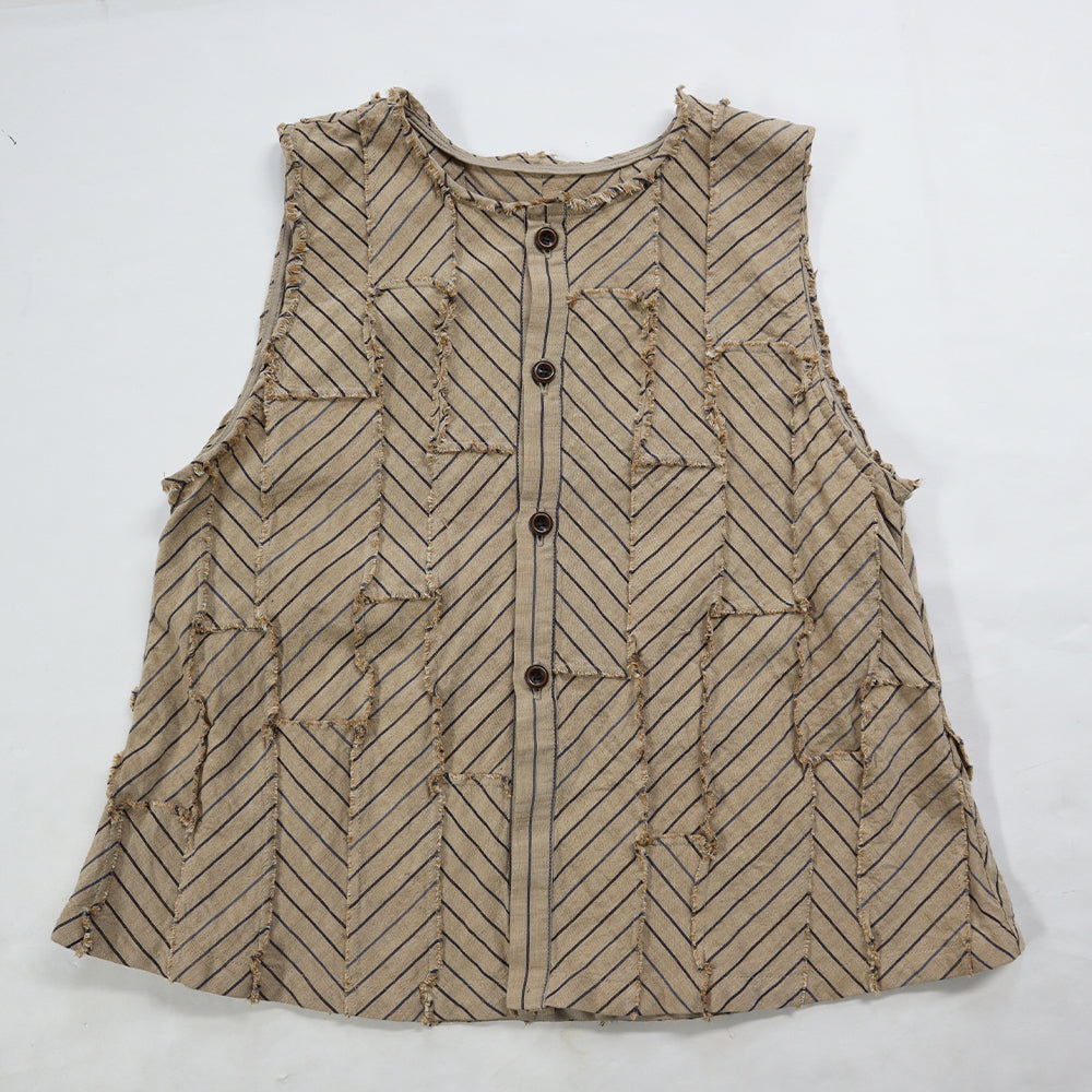 【予約商品】Giemon  久留米絣  ブラウス  G-536  日本製【2026ss】