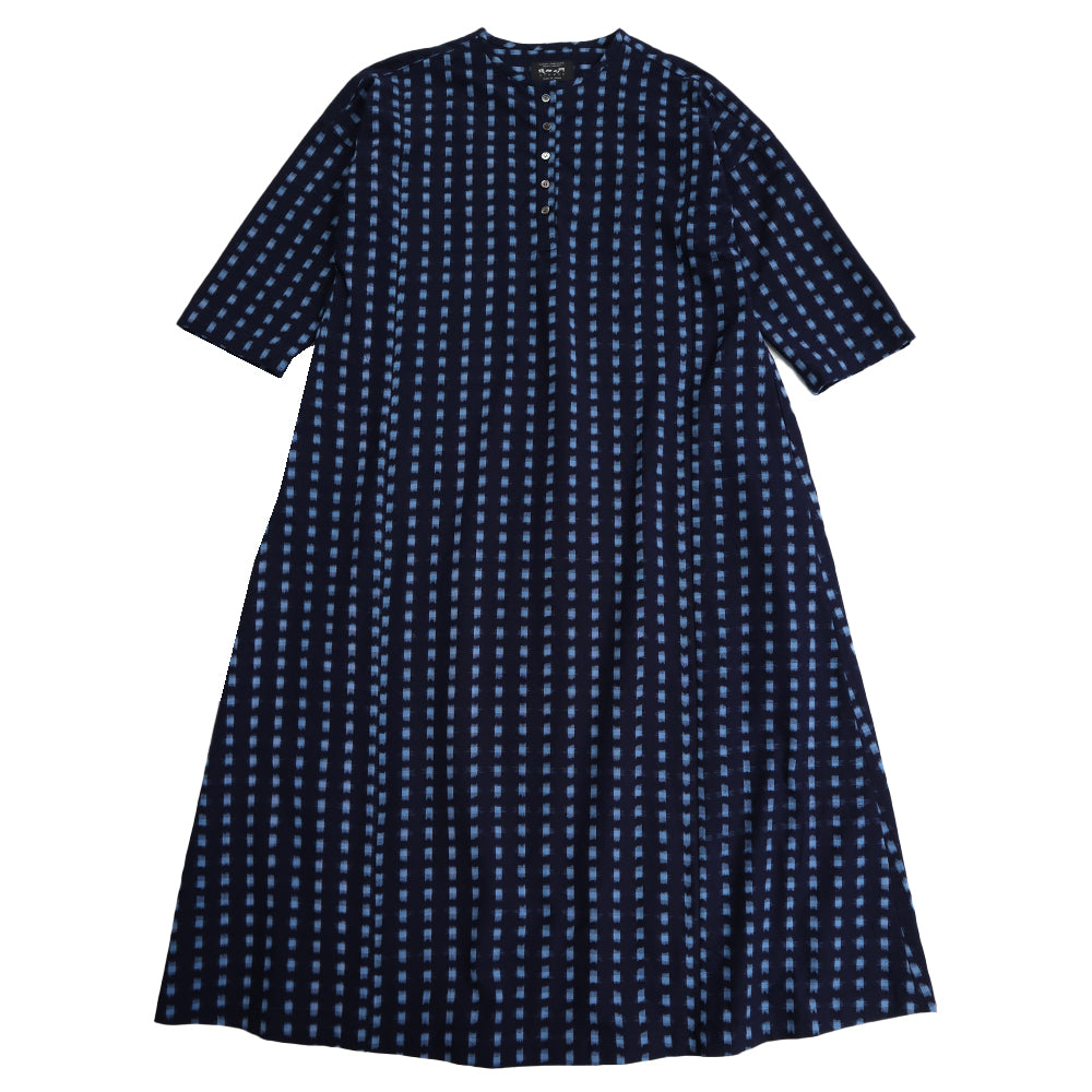 Giemon Giemon Kurume Kasuri Jumper Skirt Y9067 Made in Japan [2025ss]