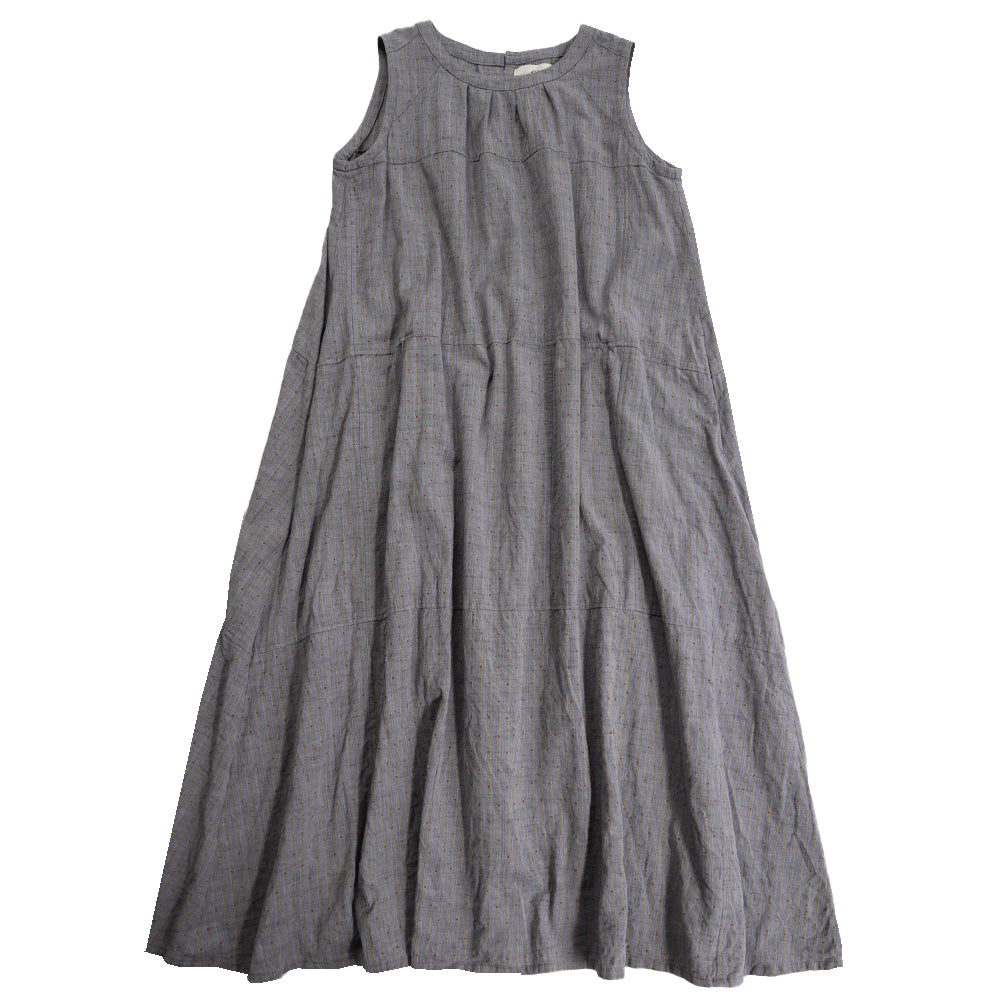 【予約商品】Giemon  久留米絣  ワンピース  G-229-3  日本製【2026ss】