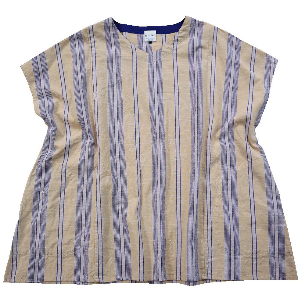 Giemon Giemon 襯衫 Y5126 Appappa Easy Clothes Kurume Kasuri Made in Japan [2023gs]