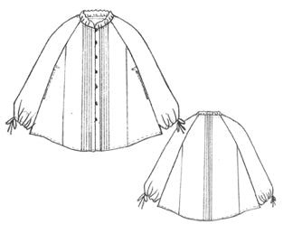 【予約商品】儀右ヱ門  久留米絣  ブラウス　タ555  日本製【2026ss】