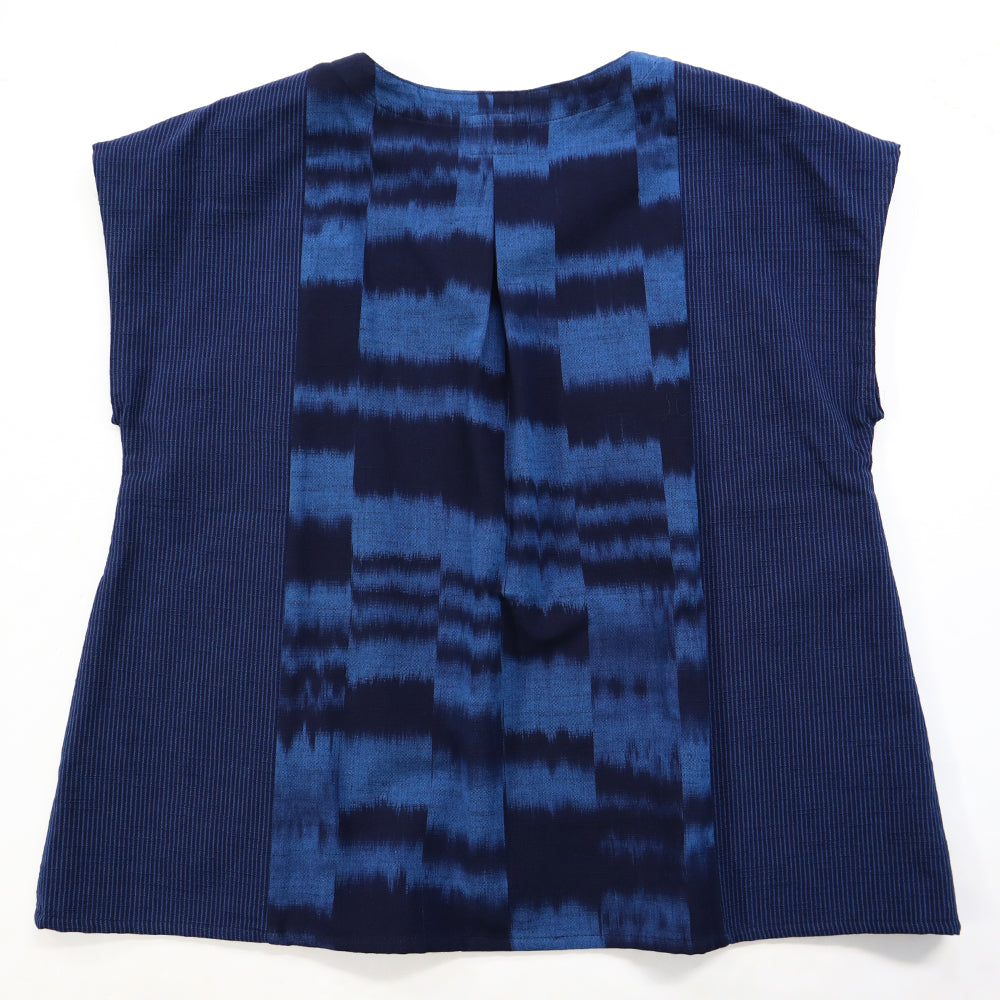 Giemon Kurume Kasuri Blouse Y5141 Made in Japan Mother's Day