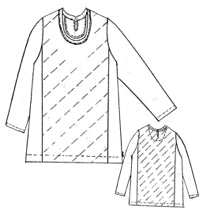 【予約商品】儀右ヱ門  久留米絣  カットソー　CS5037   日本製【2026ss】