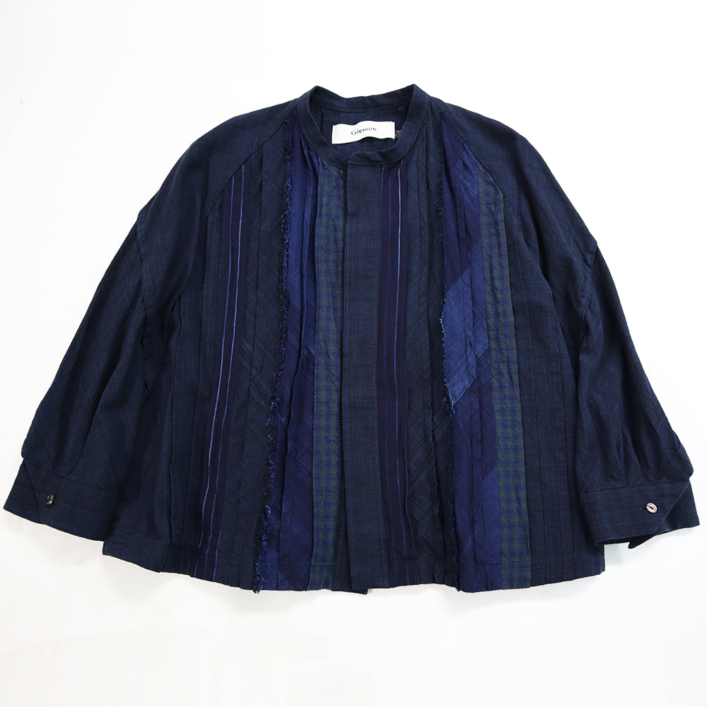 Giemon Giemon Kurume Kasuri Jumper Skirt Y9067 Made in Japan [2025ss]