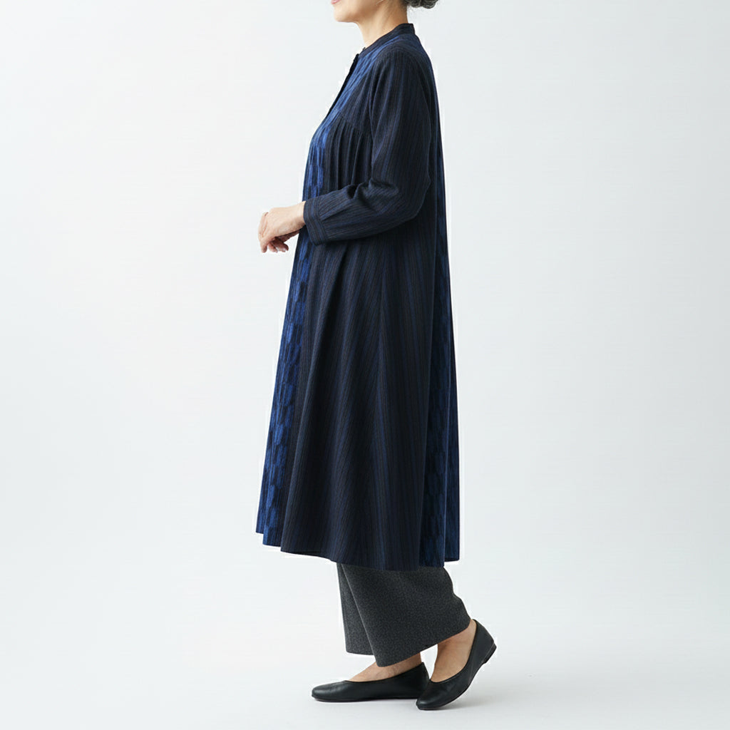 吉右衛門吉右衛門久留米笠長衫外套 Ta512-2 [2023aw]