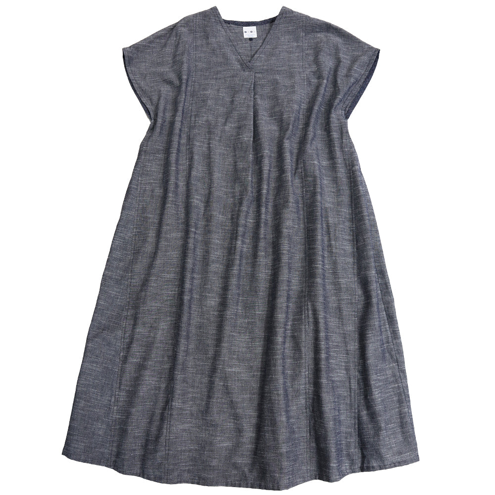 Giemon Kurume Kasuri Dress Y2127 Made in Japan For Women Spring/Summer Mother's Day