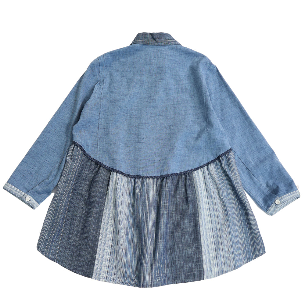 Giemon Giemon Kurume Kasuri Jumper Skirt Y9067 Made in Japan [2025ss]
